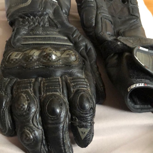 Leather motorcycle gloves - Picture 4 of 8